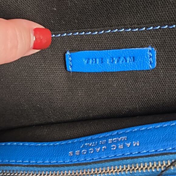 Y2k Marc Jacobs Blue Quilted Stam Purse - Picture 9 of 15